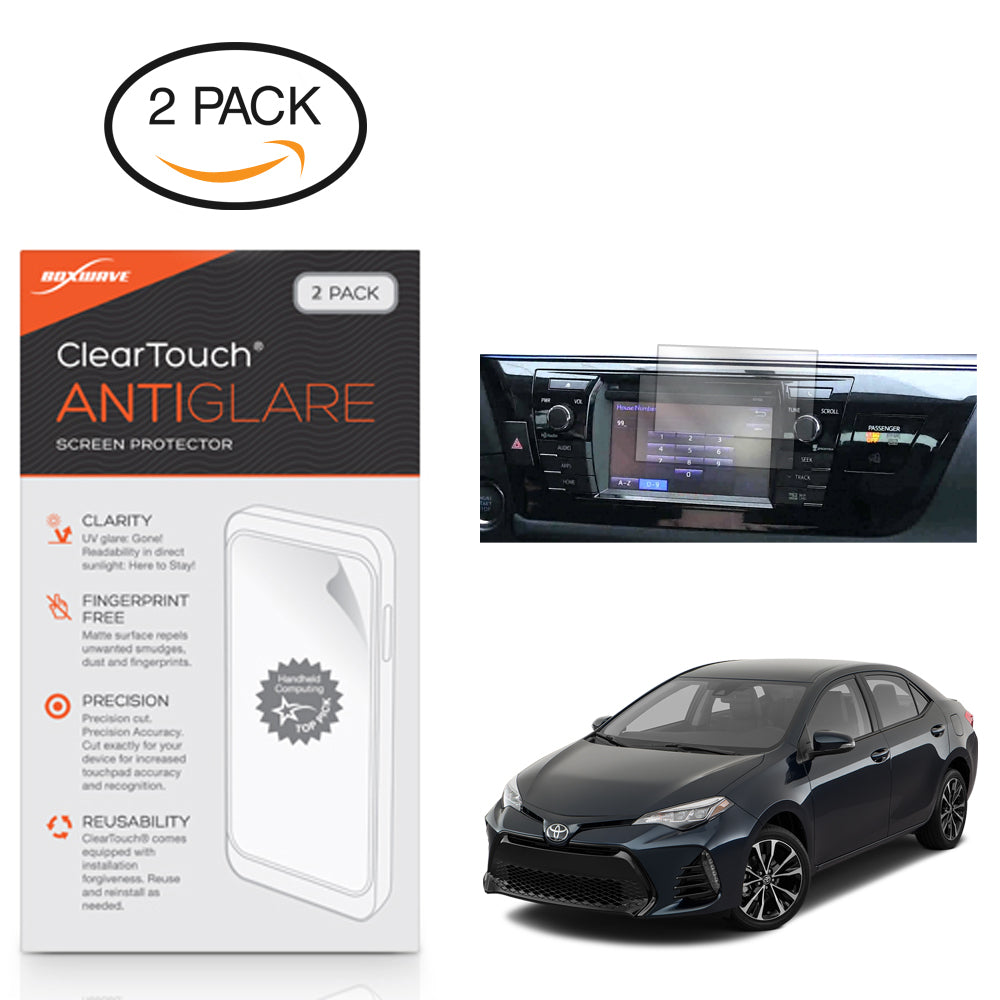 ClearTouch Anti-Glare (2-Pack) - Toyota 2018 Corolla (6.1 in) Screen Protector
