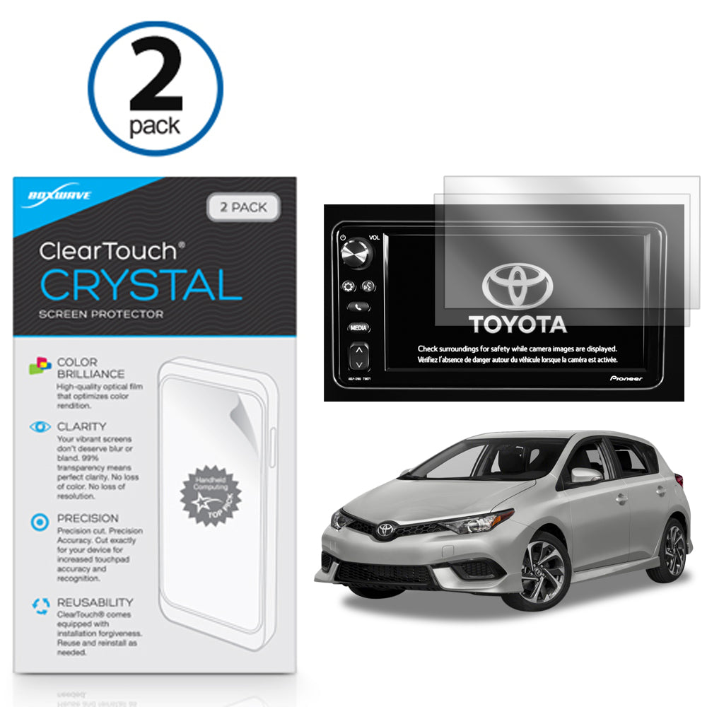ClearTouch Crystal (2-Pack) - Toyota 2018 Corolla iM (7 in) Screen Protector