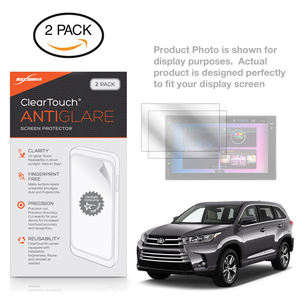 ClearTouch Anti-Glare (2-Pack) - Toyota 2018 Highlander (9 in Rear Display) Screen Protector