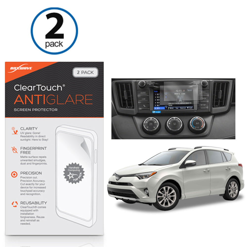 ClearTouch Anti-Glare (2-Pack) - Toyota 2018 RAV4 (6.1 in) Screen Protector