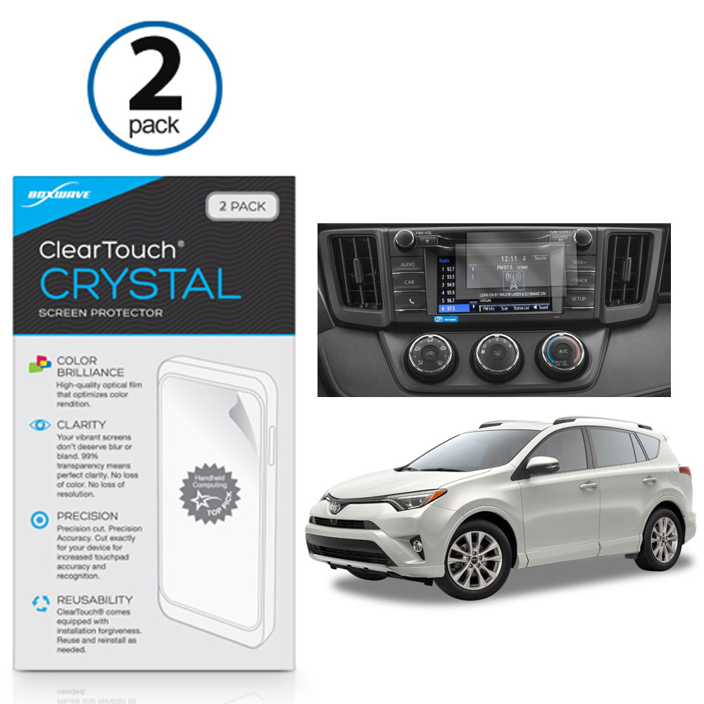 ClearTouch Crystal (2-Pack) - Toyota 2018 RAV4 (6.1 in) Screen Protector