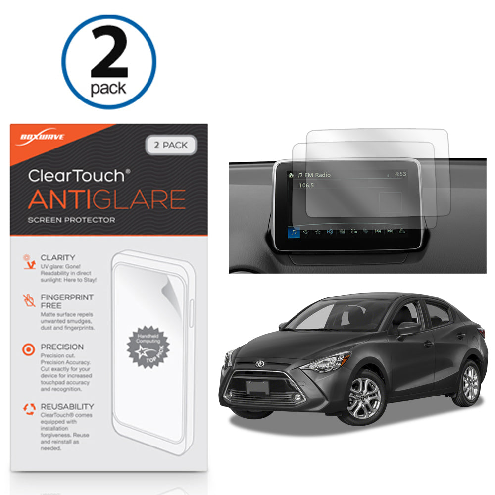 ClearTouch Anti-Glare (2-Pack) - Toyota 2018 Yaris iA (7 in) Screen Protector