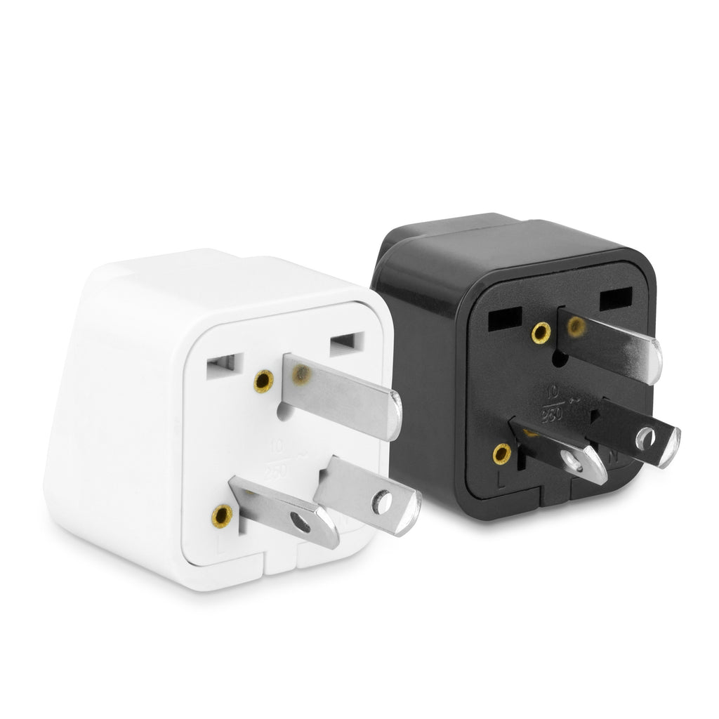 Universal to Australian Plug Adapter - With Ground Pin