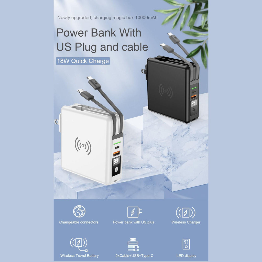 Wireless Rejuva Wall Charger (10000mAh) - Trezor One Charger