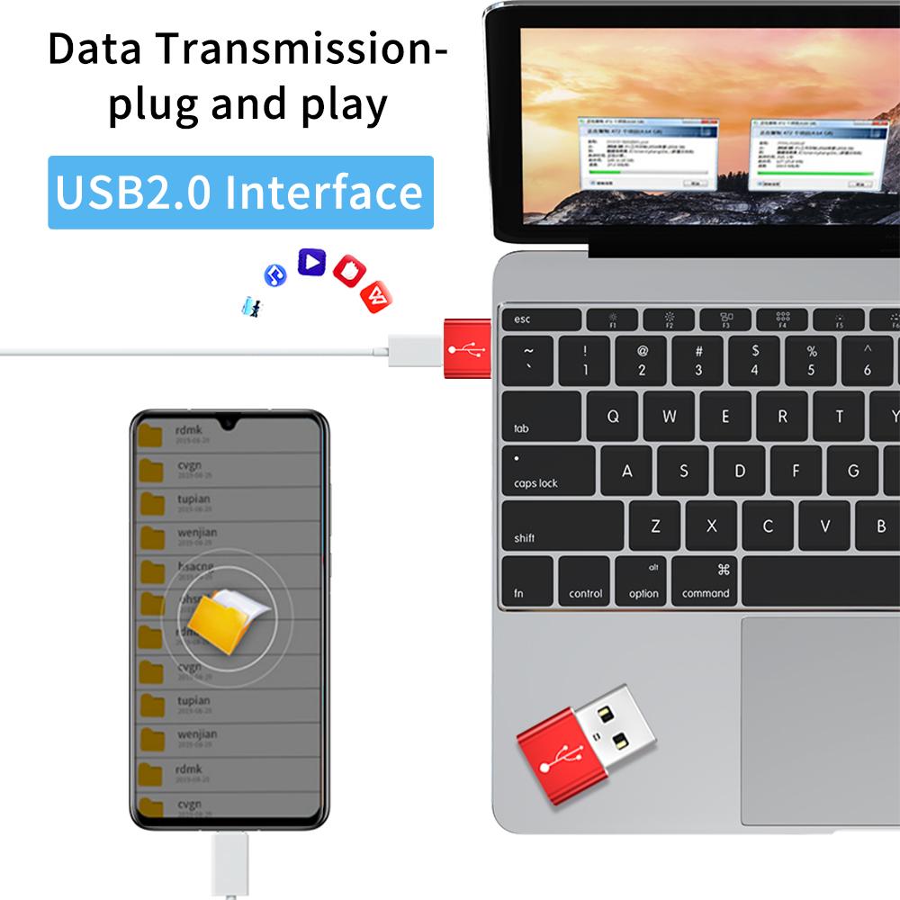 USB-A to C PortChanger (5-Pack) - Unihertz Titan Adapter