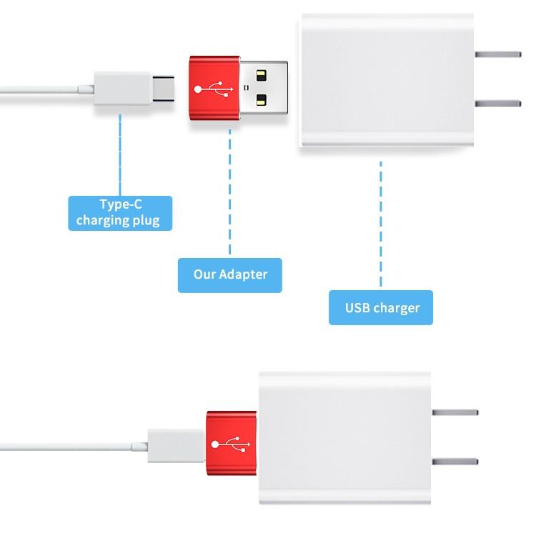 USB-A to C PortChanger (5-Pack) - Samsung Galaxy A10e Adapter