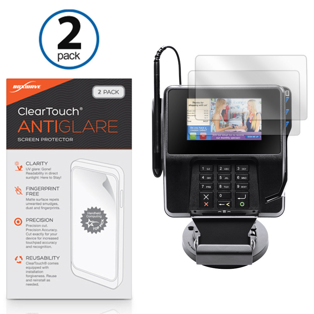 ClearTouch Anti-Glare (2-Pack) - Verifone MX 915 Screen Protector