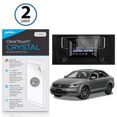 ClearTouch Crystal (2-Pack) - Volkswagen 2017 Jetta (5 in) Screen Protector
