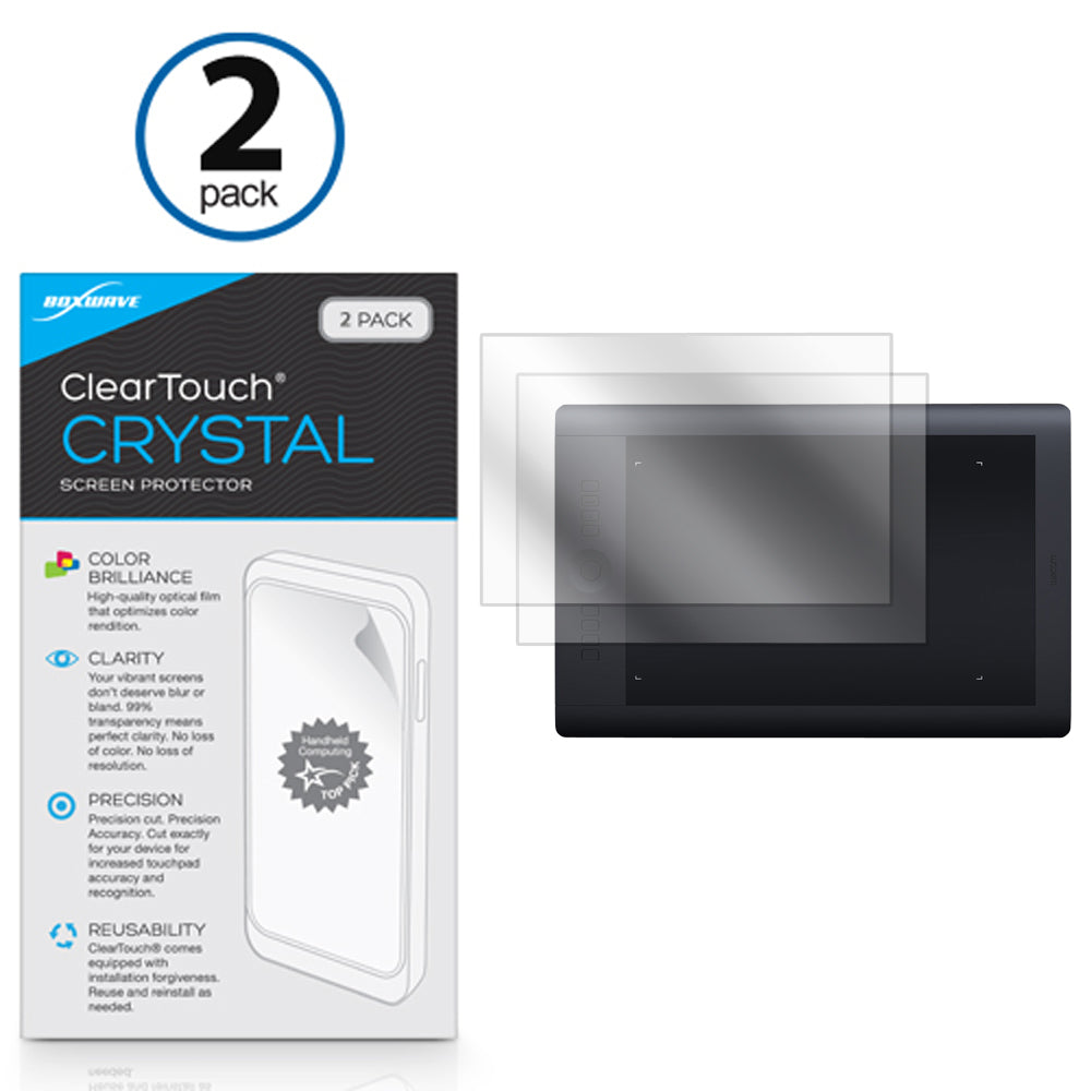 ClearTouch Crystal (2-Pack) - Wacom Intuos Pro Large PTH-851 Screen Protector
